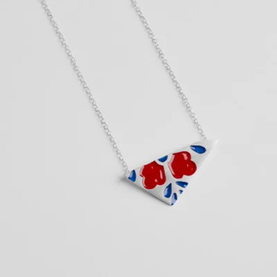 ΜΕΝΤΑΓΙΟΝ FLOWER TILES ΚΟΚΚΙΝΟ-ΜΠΛΕ