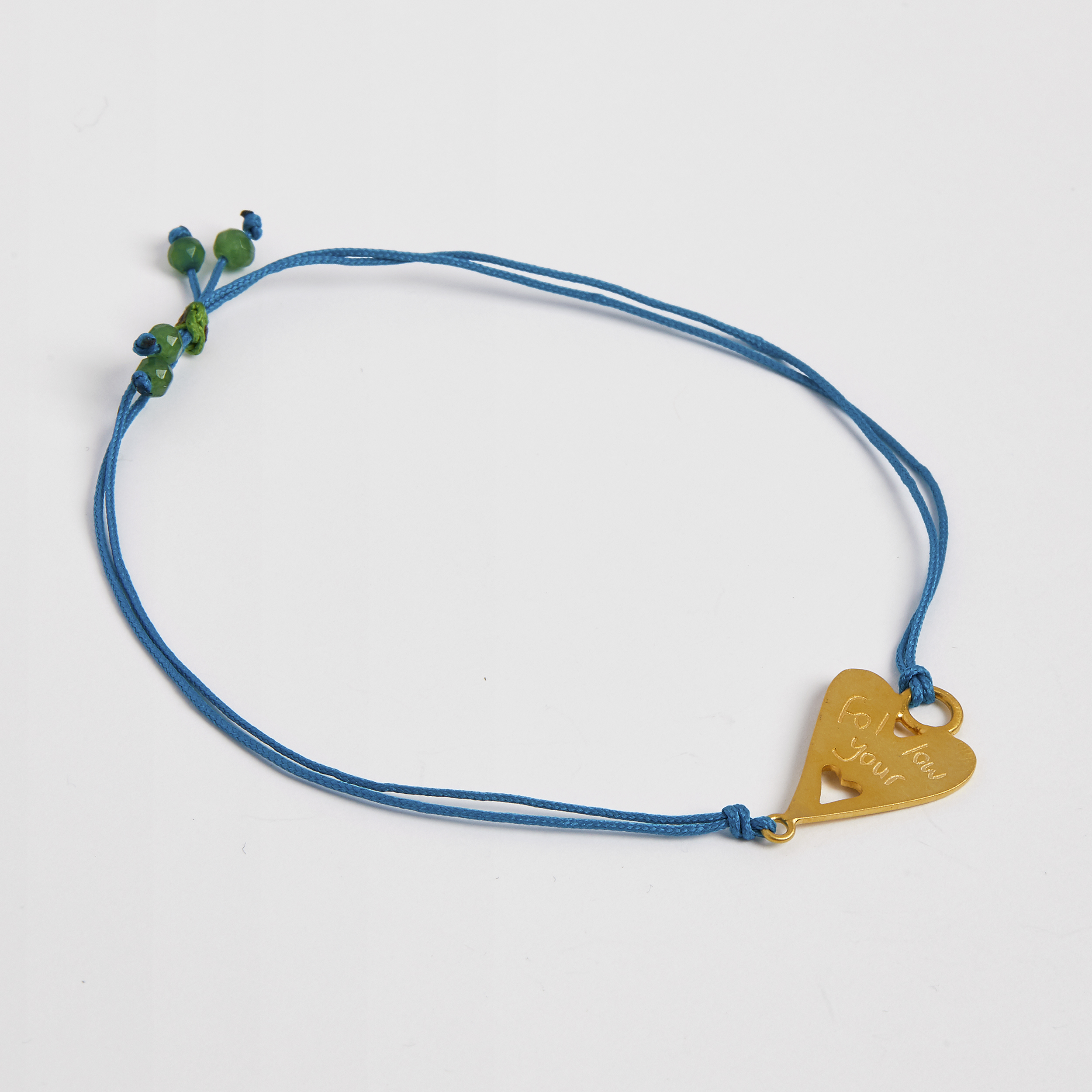 ΓΟΥΡΙ ''FOLLOW YOUR HEART'' ΒΡΑΧΙΟΛΙ ΧΡΥΣΟ